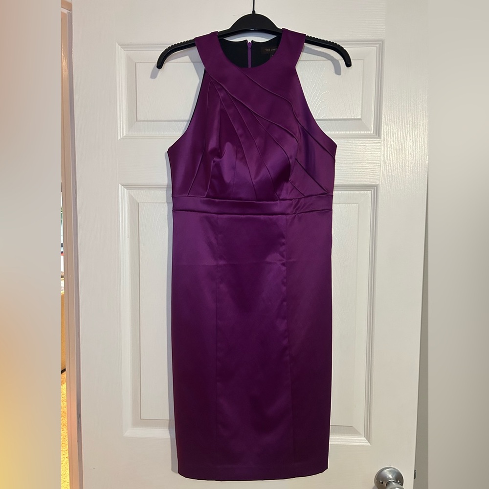 The Limited Fuschia Satin Dress